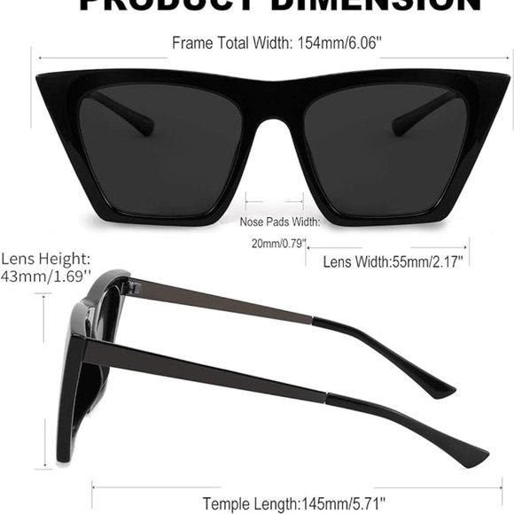 Black women\'s classic sunglasses